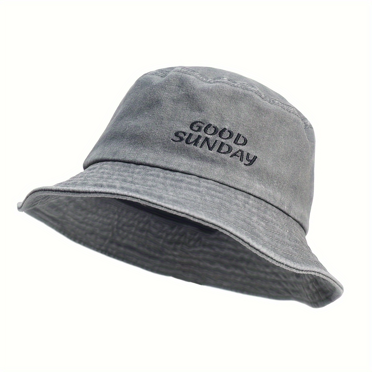 Embroidered Fishing Hat, Men's Fisherman Hat, Men's Sunscreen Hat