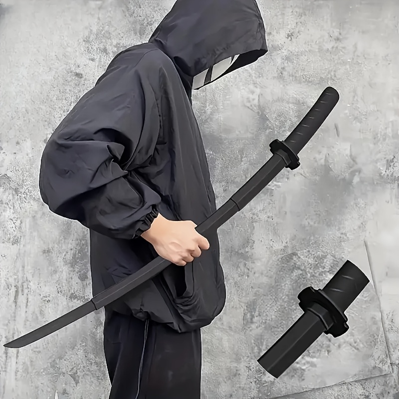Espada Samurái Telescópica Impresa En 3D Para Cosplay – Realista, De 65cm Con Mango Antideslizante, Ideal Para Adultos Y Adolescentes