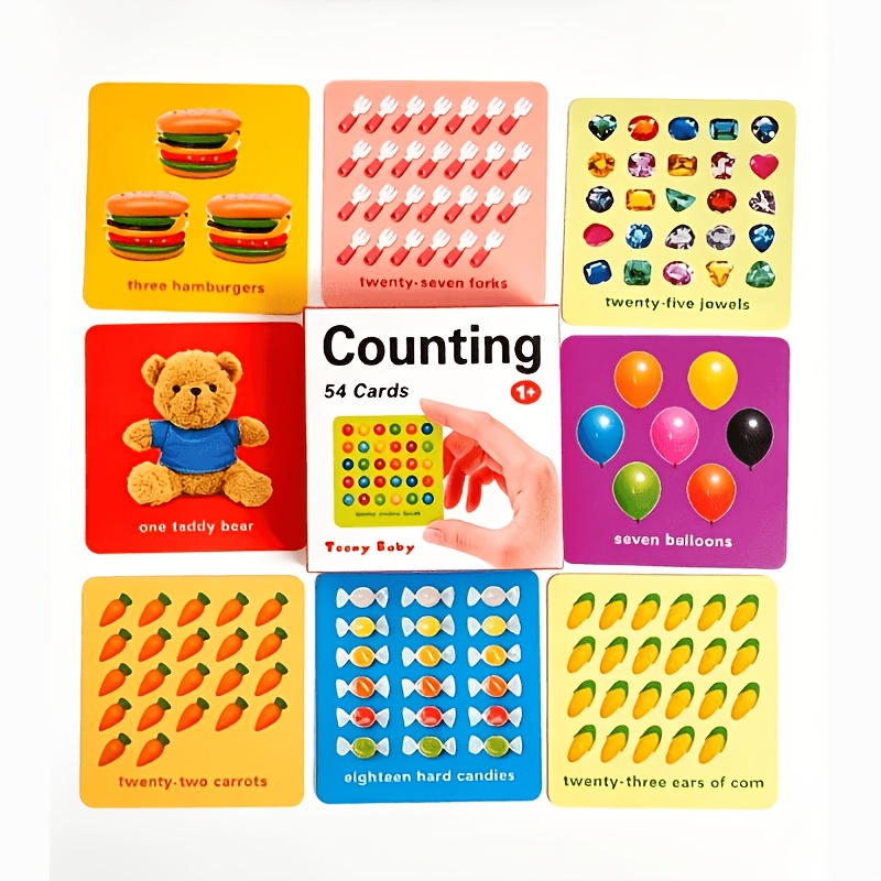 1-100 Number Recognition Flashcards for Early Education