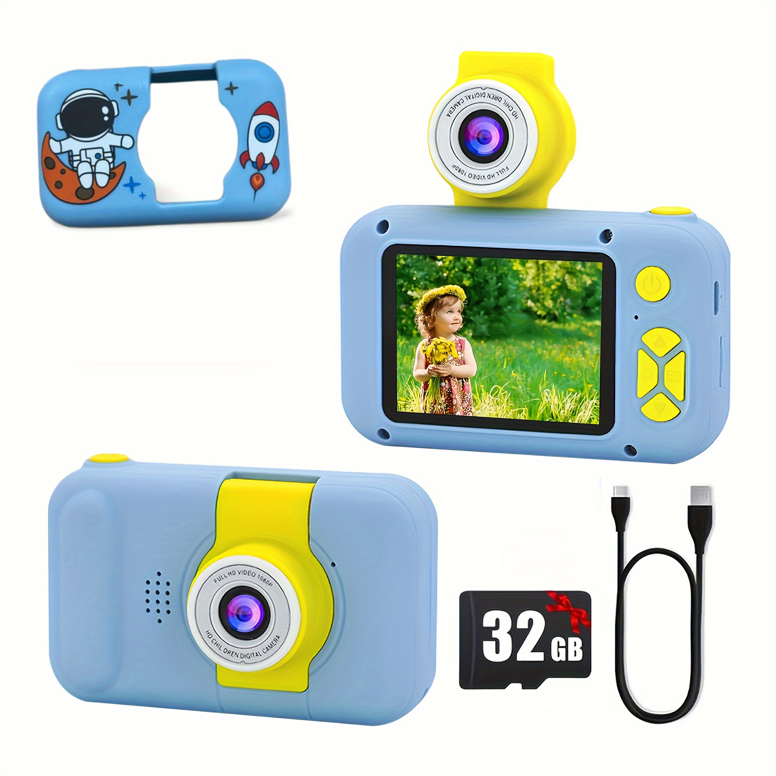 Cámara digital para niños 1080P cámara recargable para niños - Temu Chile