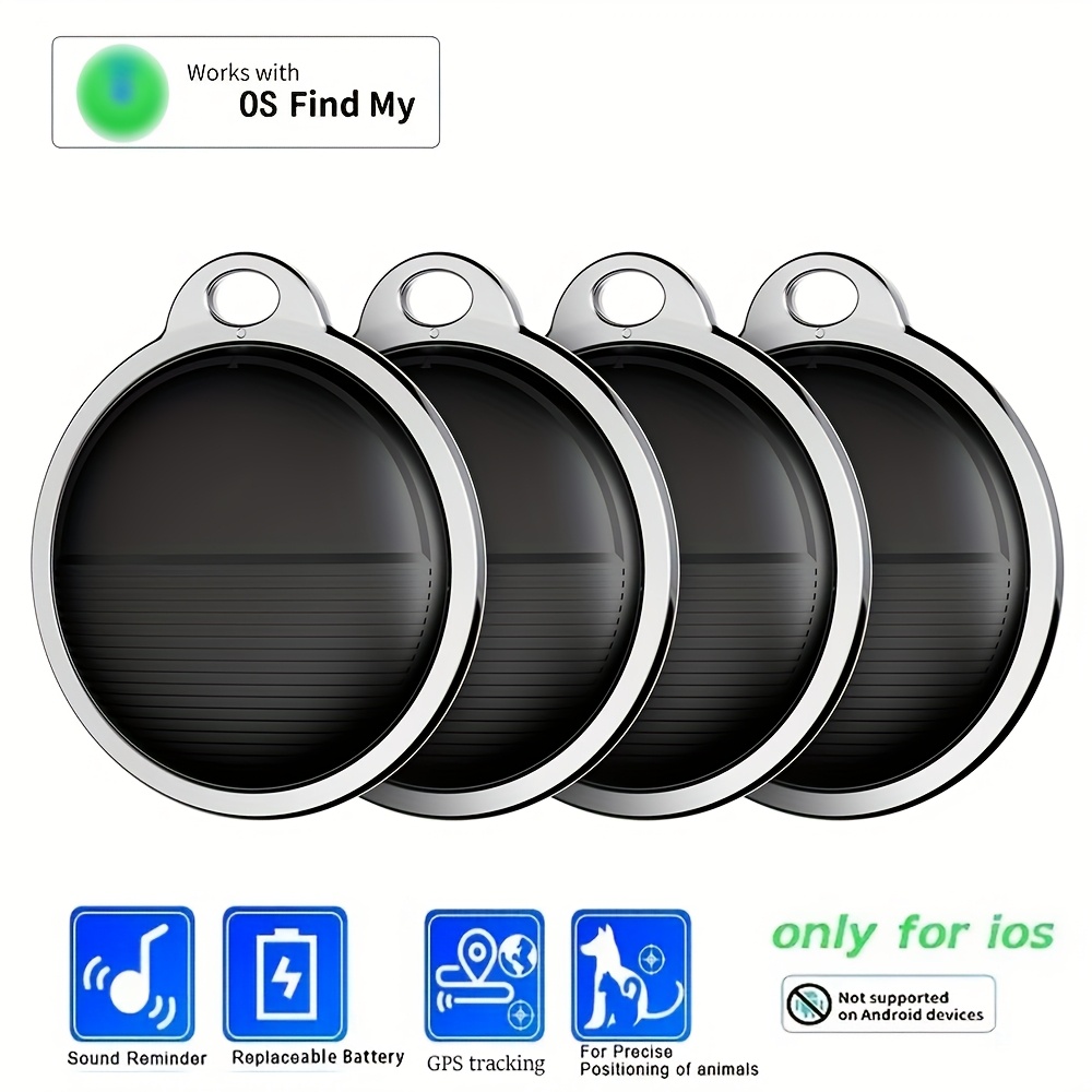 4pcs Gps Anti-loss Trackers Reliable Gps Intelligent Positioning Device - Suitable For Dogs, Pets, Wallets, Outdoor Backpacks, Keys, Luggage Item Finder, No Installation Required