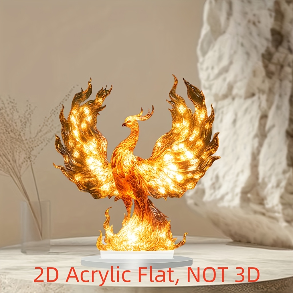 

2d Flat A 2d Flat Acrylic, Displayed On A Desk At Home Or , Serves As A Bohemian Art Decoration, Making It An Ideal Gift For .