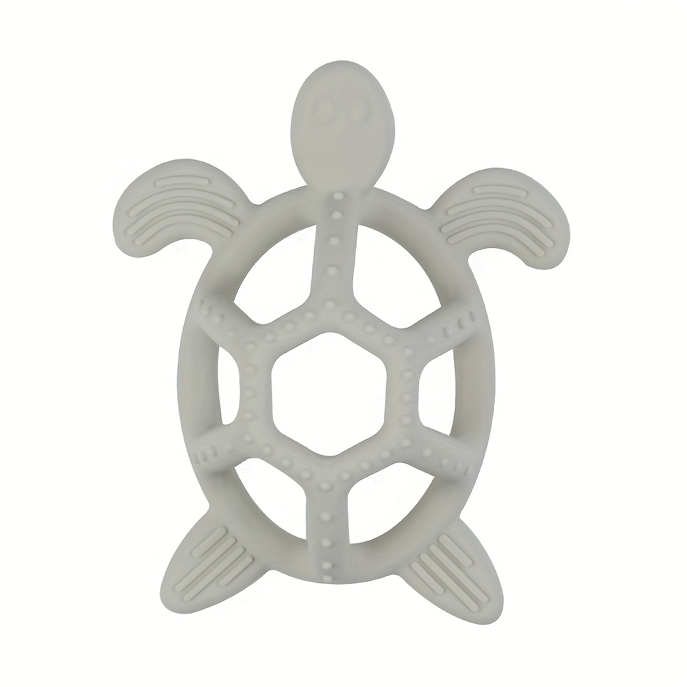 TYRY.HU Baby Turtle Teether Toy, Multi-Texture Chew Toy