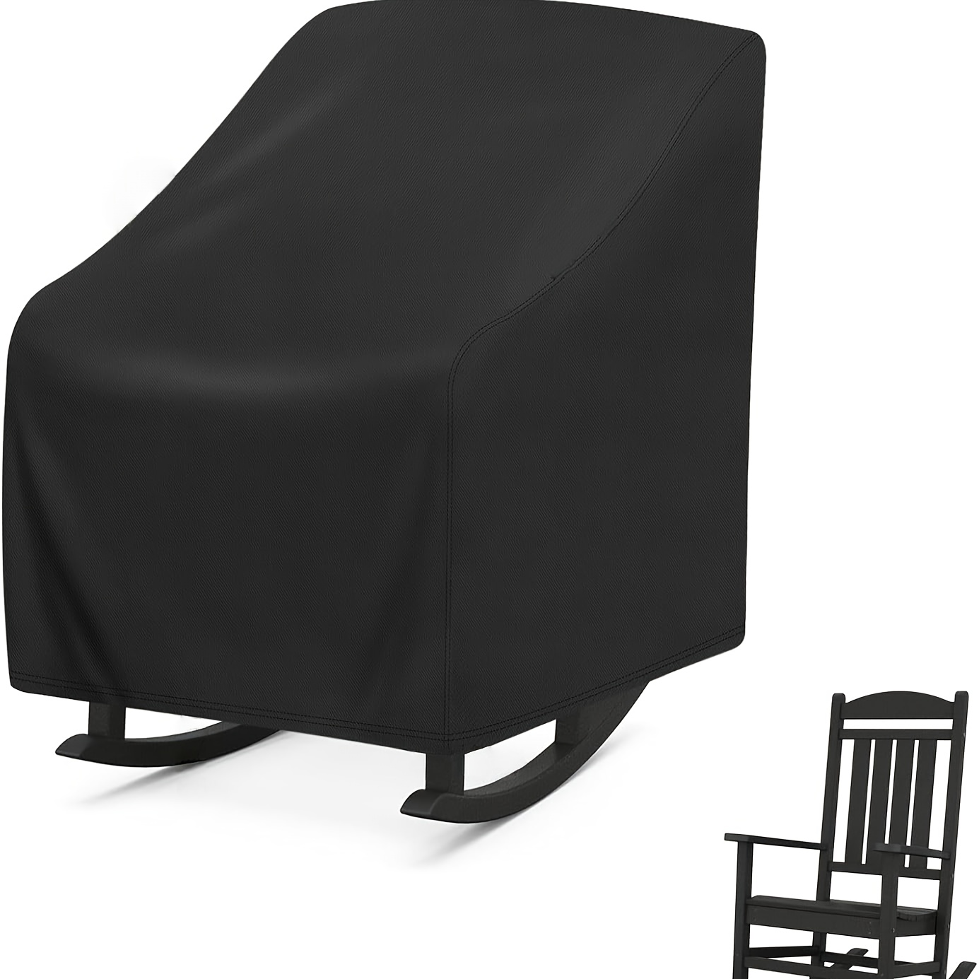 Image of Outdoor Cover For Rocking Chairs, Suitable For Patio Papasan Chairs, Designed For Indoor And Outdoor Egg Rocking Chairs, Ideal For Comfortable Recliners