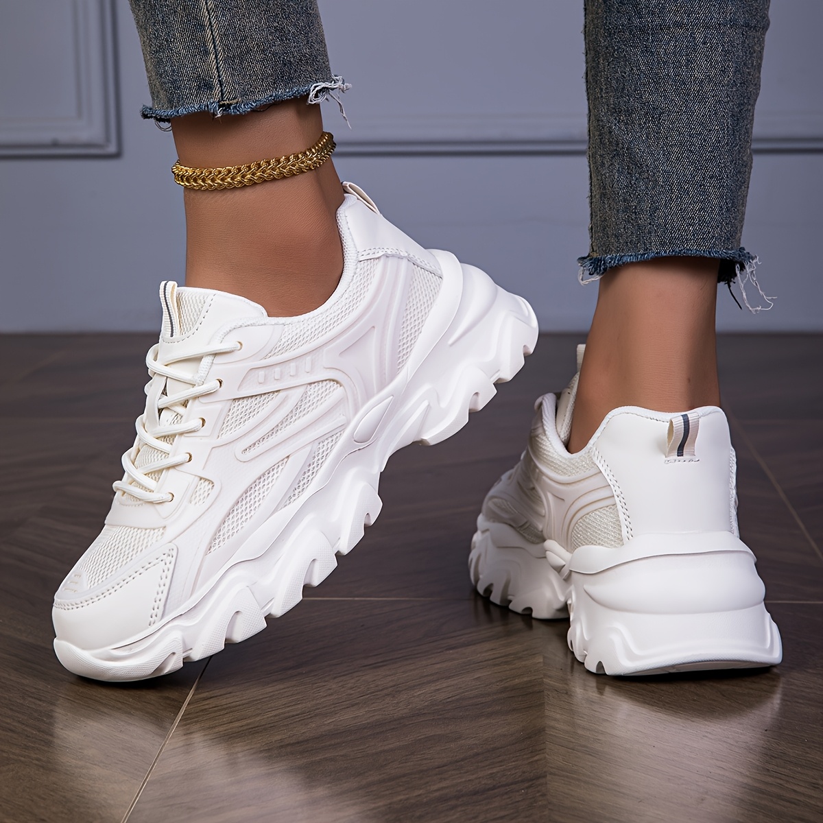 zapatillas plataforma gruesas mujer 2025 altura Temu El Salvador