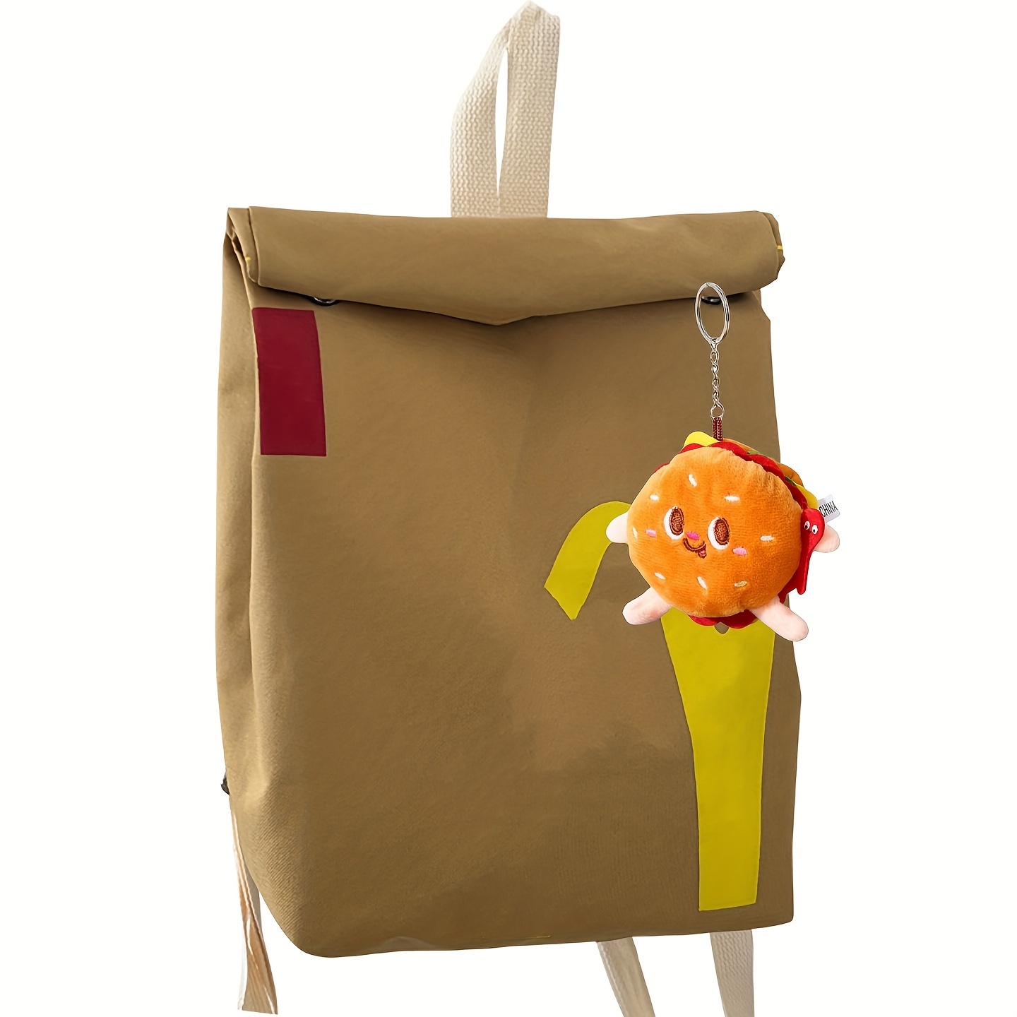 

Bag Hamburger Pendant Daypack For Women Men