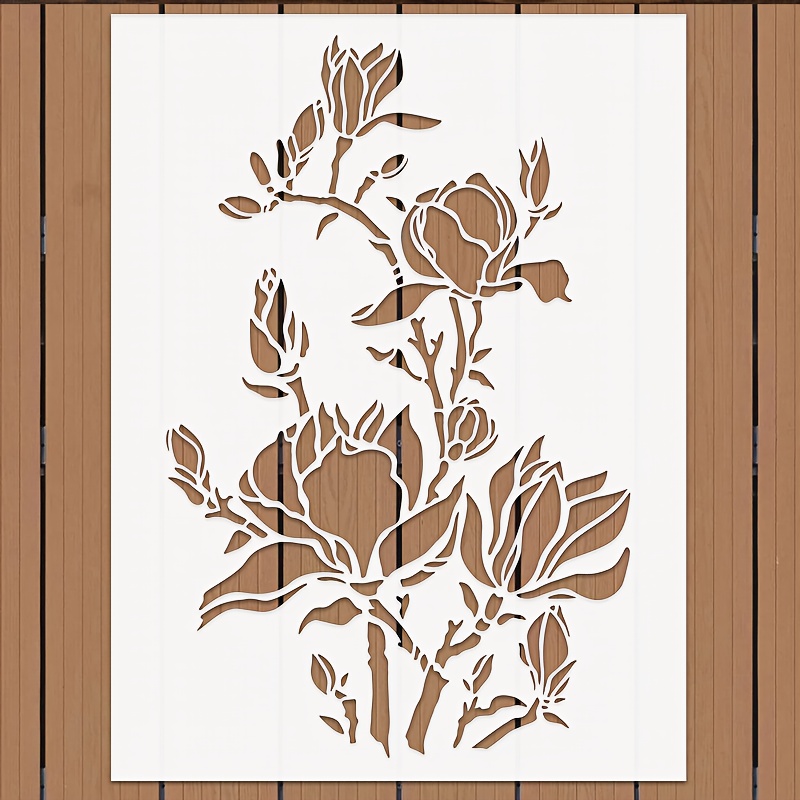 Stencils Measuring 11 By 8.3 Inches, Designed For Reuse. Templates Made From Easy-to- Material Are Perfect For Projects In Painting, Tiling, Fabric, Flooring, Wall Art, And Home Decor