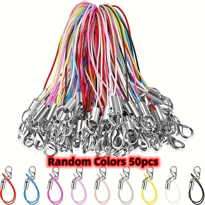 [vibrant ] Random 100/50pcs Vibrant Lobster Clasp Hooks | Durable Alloy | Ideal For Beading & Crafting Projects, Jewelry Making