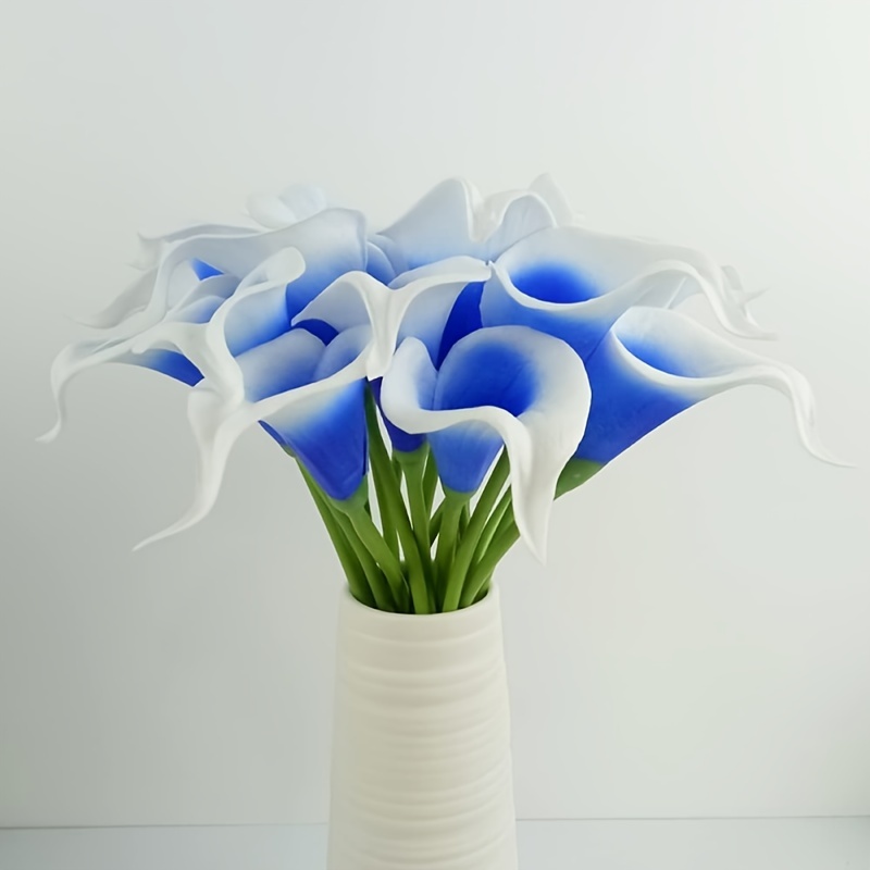 

5pcs Artificial Lily Flowers - Plastic Touch Latex Lilies For Diy Wedding Bouquets, Party, Home Decor - Thanksgiving, Christmas, , Easter, Hanukkah Multi-occasion, Tabletop, No Container