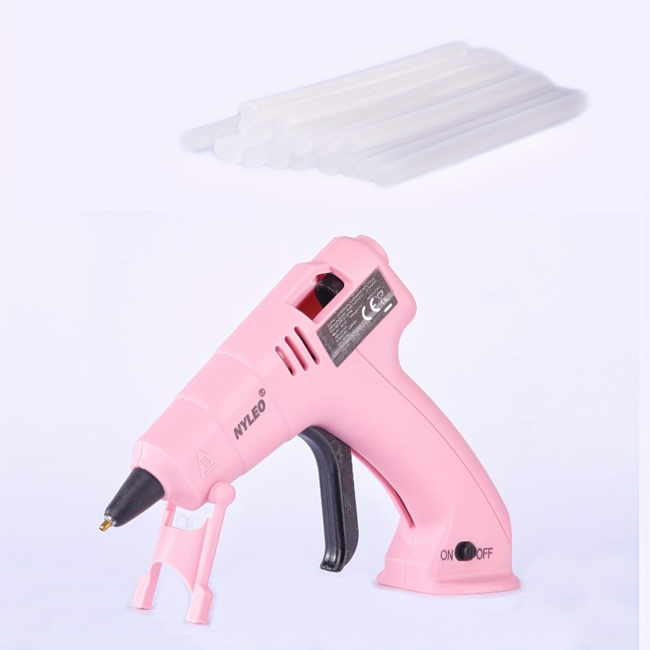 Image of 21pcs/set, 1 Hot Glue Gun, Built-in Battery Hot Melt Glue Gun, Equipped With 20 Glue Sticks And A Usb-c Charging Port. (5.5 Inches X 5.3 Inches)