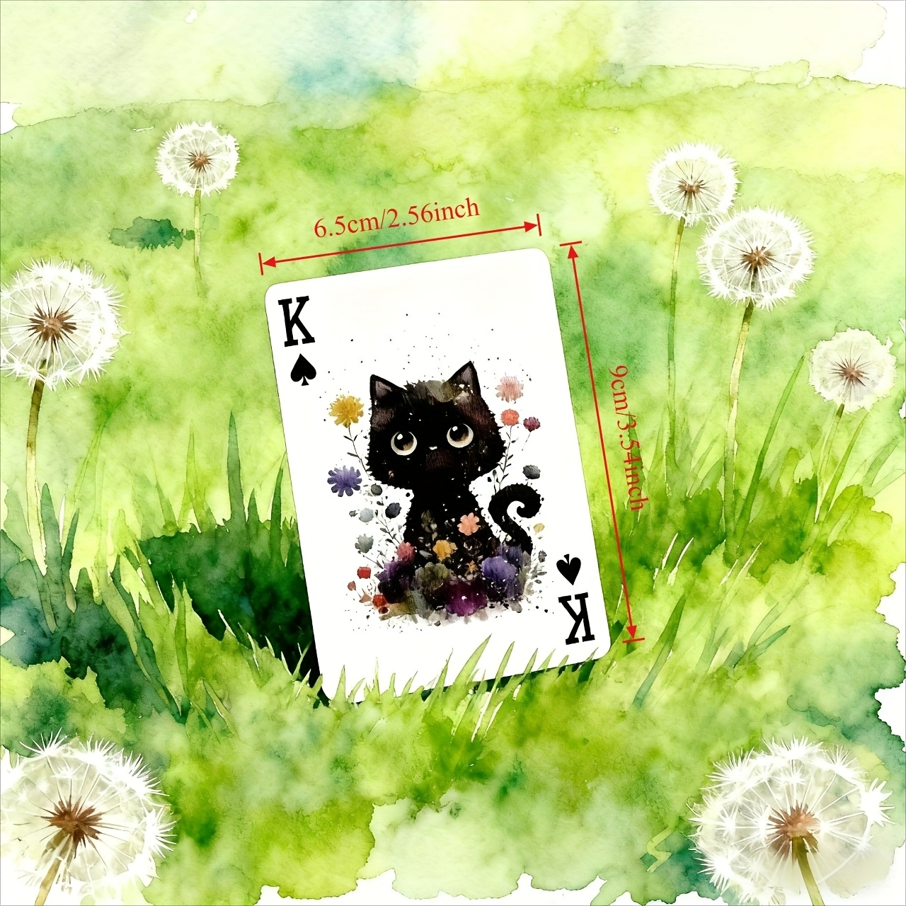 Cat-Themed Playing Cards with High-End Embossing Craftsmanship