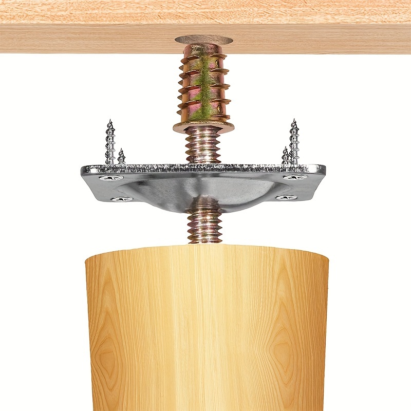 Anwenk Leg Mounting Plates, Industrial Strength T-Plate 5/16