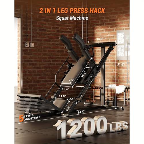 professional heavy duty leg press machine squat system for home gym weight storage system compatible with 1 2 weight plates fitness equipment for squats leg press strength training