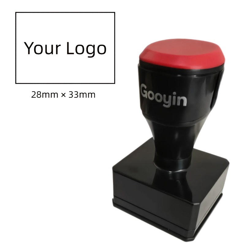 TEMU [custom Stamp] For Retail Brands, Multi- , Built-in Pad For Pressing, Used For Storage Boxes, Cups, Baking Paper Bags, Canvas Bags, And Linen