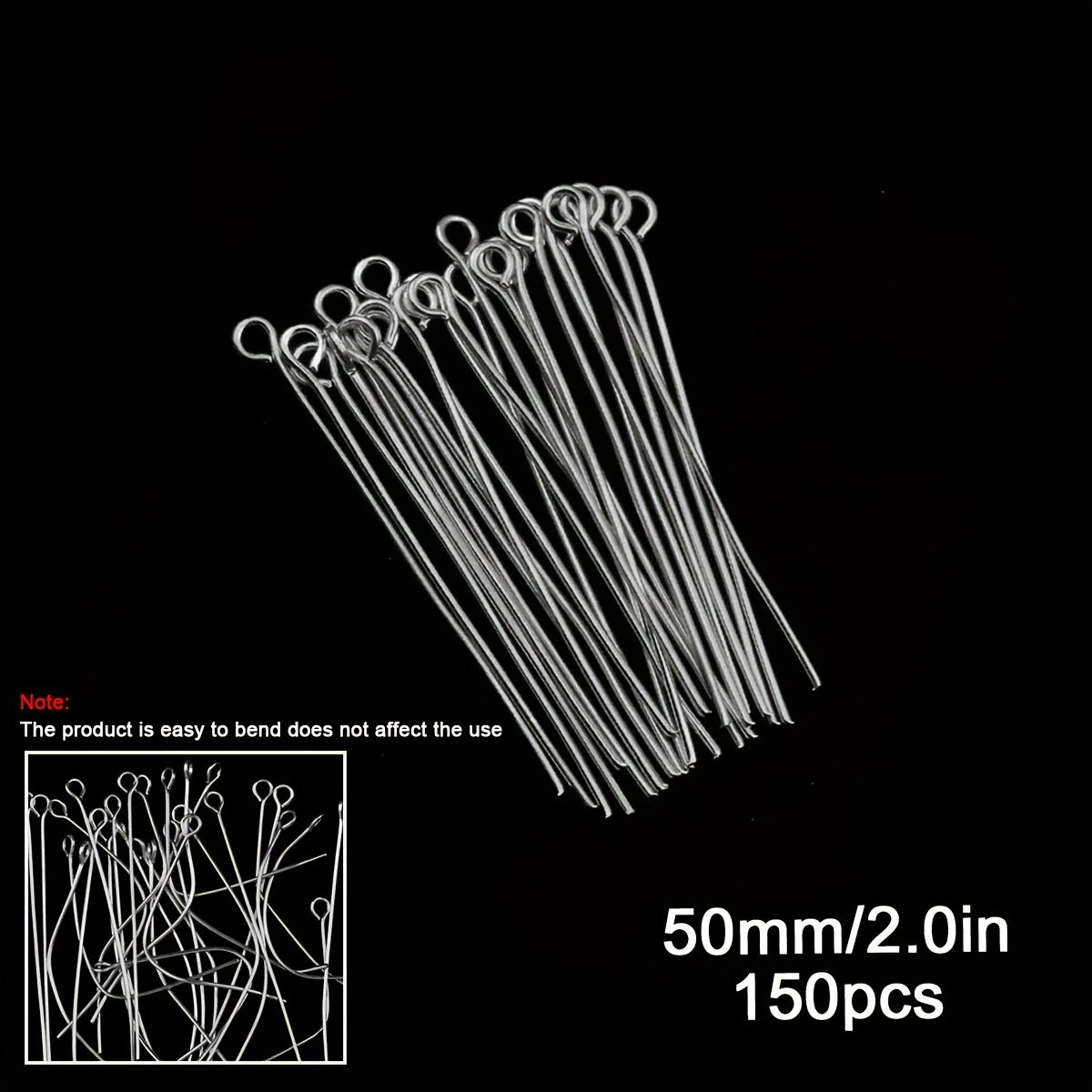 TEMU 150pcs Anelli Pieghevoli e Tagliabili da 20-50mm per Braccialetti Fai-da-te, Collane, Orecchini, Materiali Accessori per Creazione Gioielli
