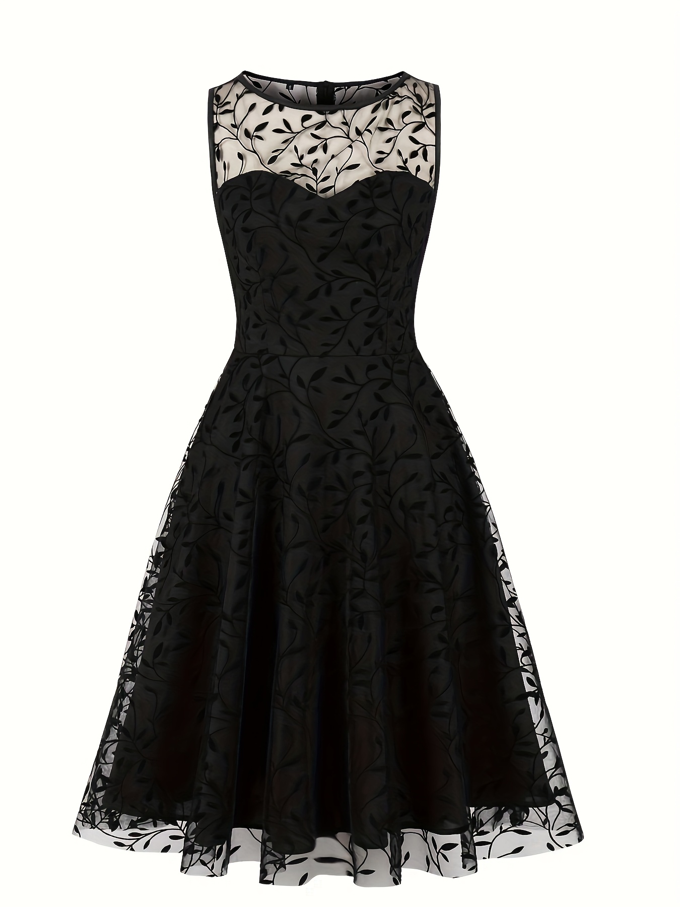 knee length dresses for ladies Gothic Lolita Lace Panel Bow Tie Lace-Up Double Ruffle Mini Dress main image 1