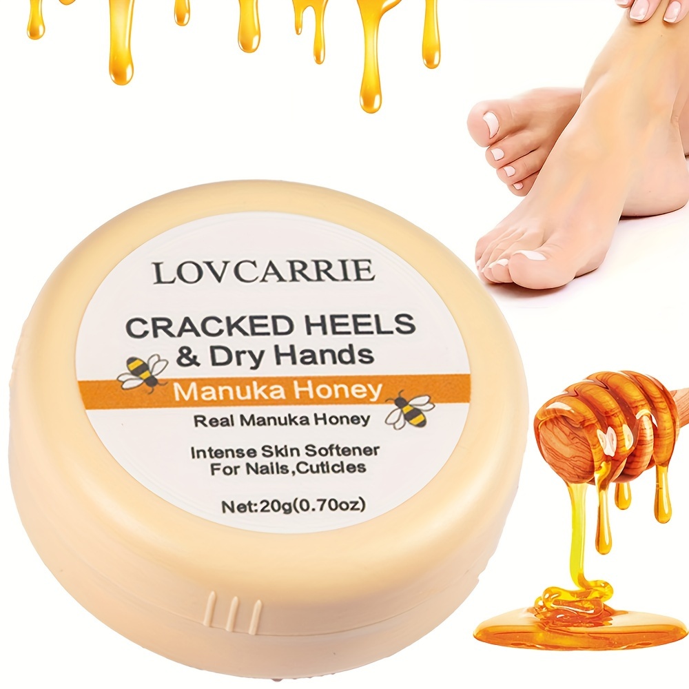 

20g Cracked Heel And Dry Hand Balm, Intense Skin Softener, Remove Dead Skin,manuka Honey Beeswax Softener,hand Foot Care Cream