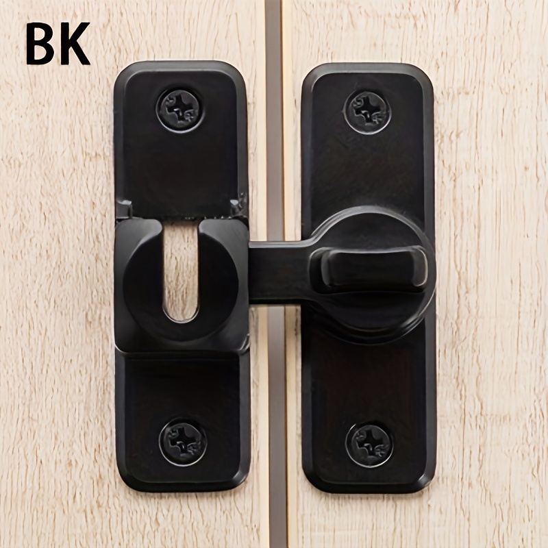 TEMU -install Aluminum Alloy Door Latch - No Required, -theft Bolt Lock With For Sliding Doors