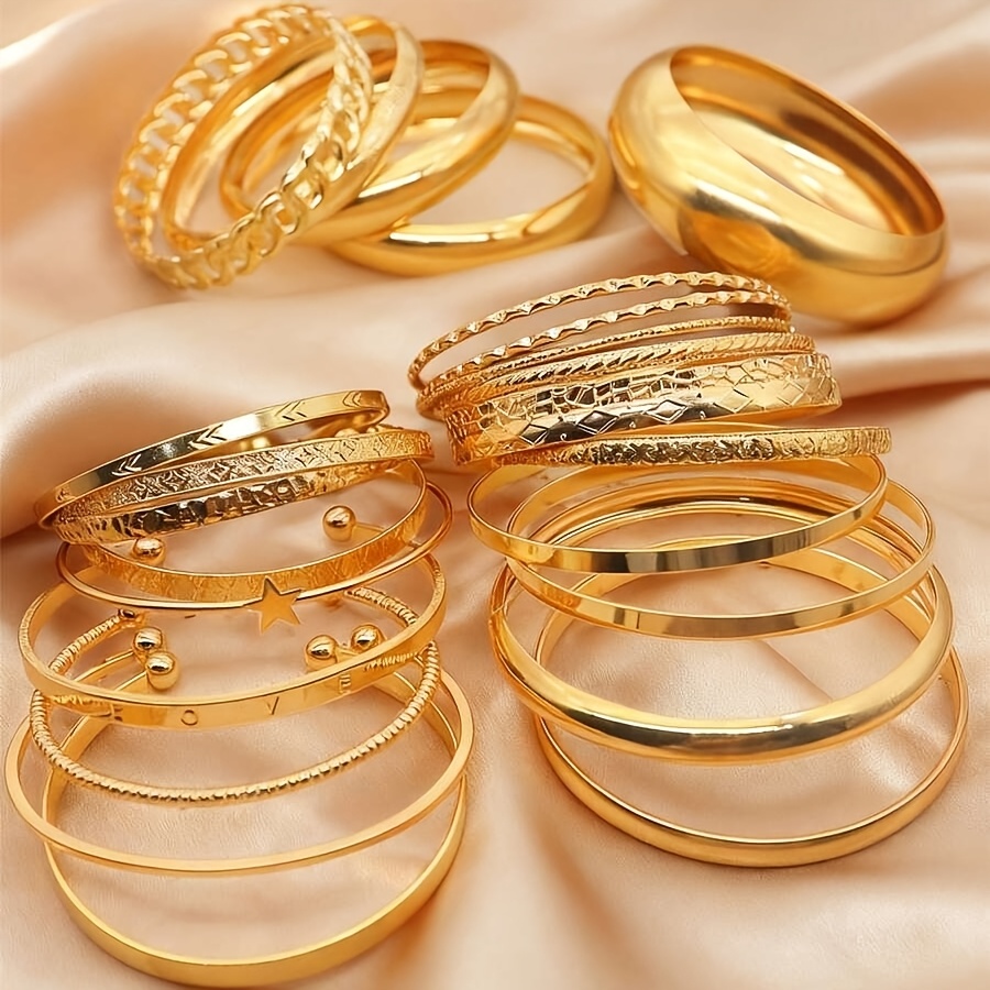 Random Versatile Daily Style Stackable Ring Set