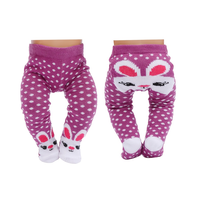 8 Pares De Calcetines De Juguete Para Muñecas De 18 Pulgadas – Patrones De Rayas De Colores, Mini Calcetines Para Ropa De Muñecas