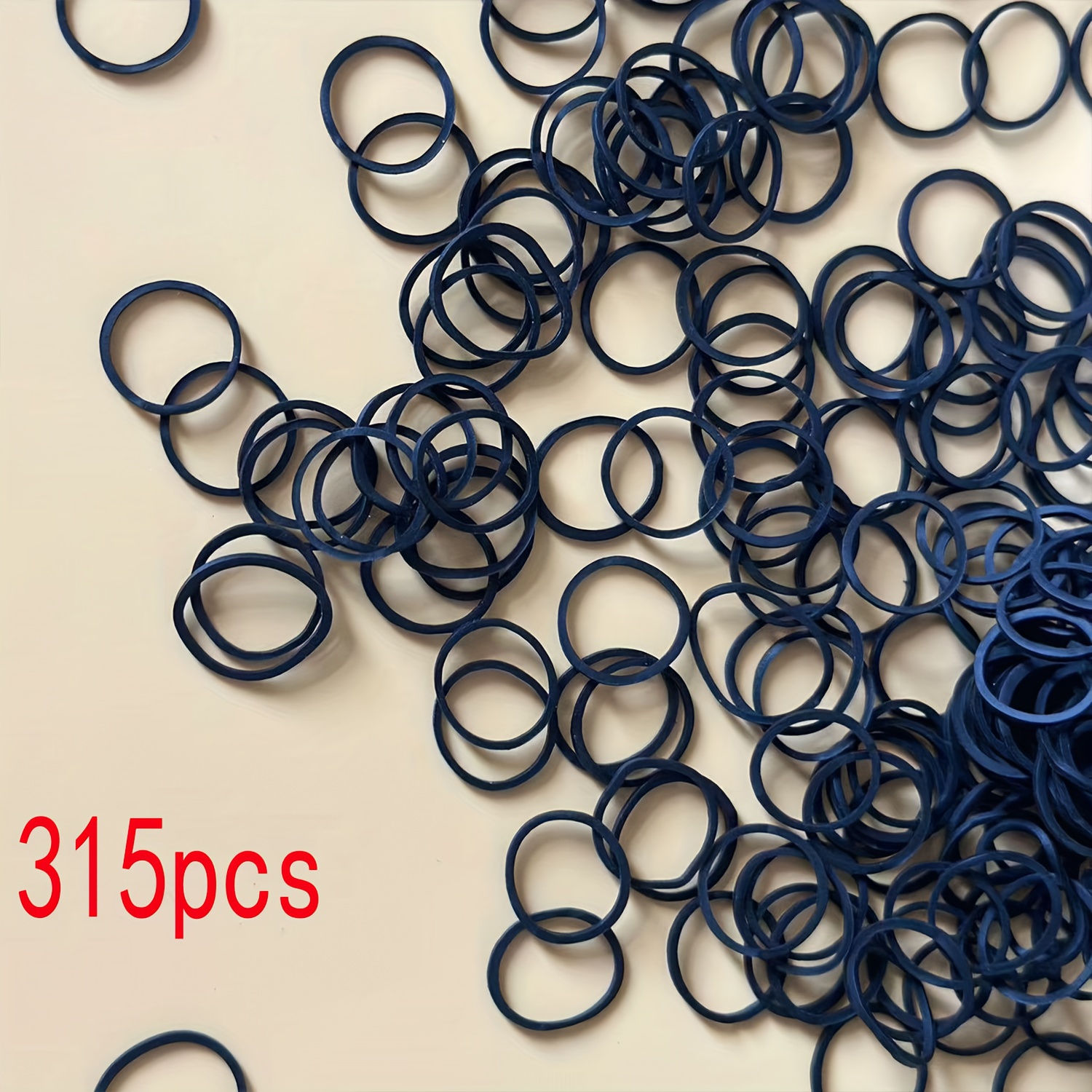 About 115/315/612/1212 Pieces Black Mini Rubber Bands, Braided And Wedding Hairstyles - Headband, For Birthday Gifts, For Valentine's Day Or Daily Use