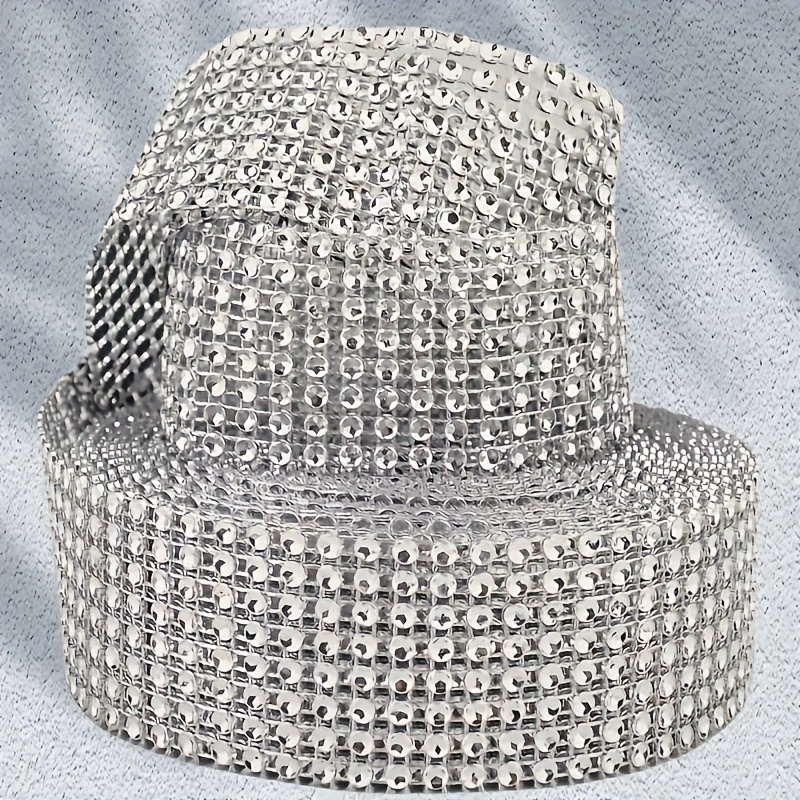 5 Yards Of Shimmering Rhinestone Ribbon For Decorating Items, Party Decorations, Birthday Decorations, Christmas Decorations, Outfit Matching, Wedding Decorations, Crafts, And More