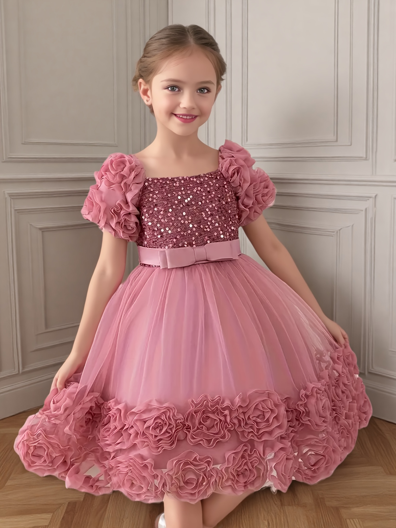 girls formal princess dress baby dresses formal dress bud - Temu