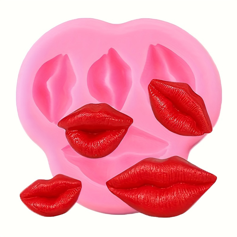 

1pc Silicone Lip-shaped Mold For Diy Crafts And Jewelry Making - Crafting Tool For Resin, Clay, Soap, Chocolate, Candy, And Cake Decorating