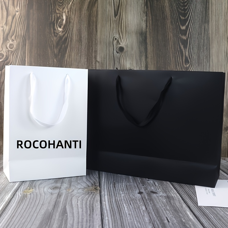 High-End Custom Business Paper Handbag with Logo Printing