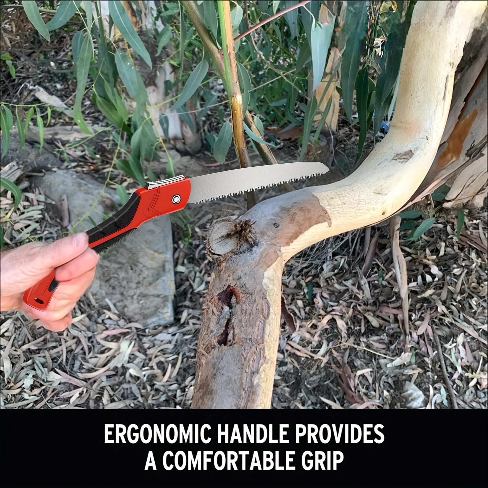 Folding Saw in Use