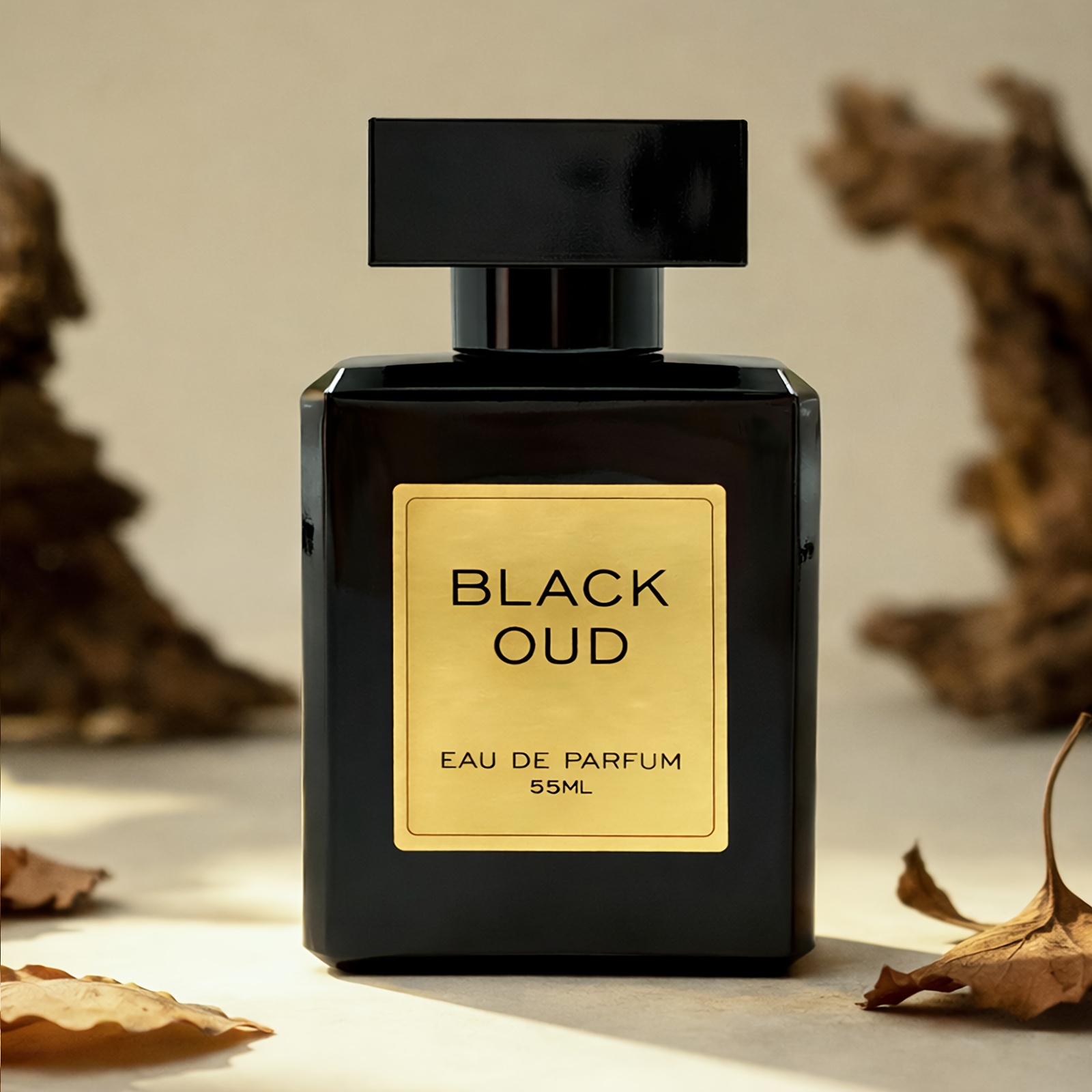 Image of Black Oud Amber Perfume, Warm Oriental Spicy Notes, Brazilian , , Sandalwood, Amber & Vanilla Blend, Unisex, Long-lasting For Daily , Date, Party & Festival Gift