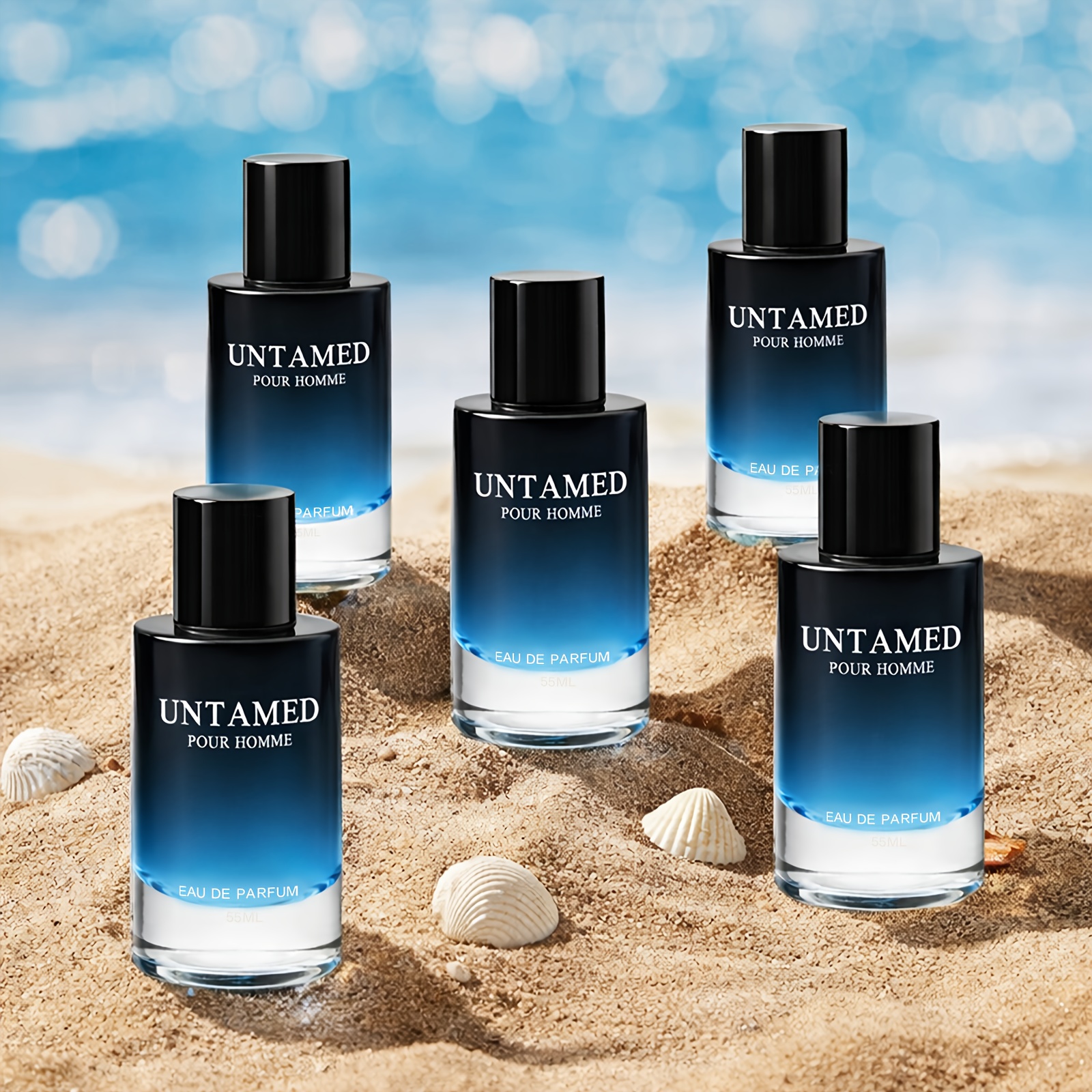 Image of 5-bottle Set Of Fragrance Perfume, , Lavender And Cedar, For Daily , Business Social, Date And Casual Use, Scented Gift Box, Festival Gift