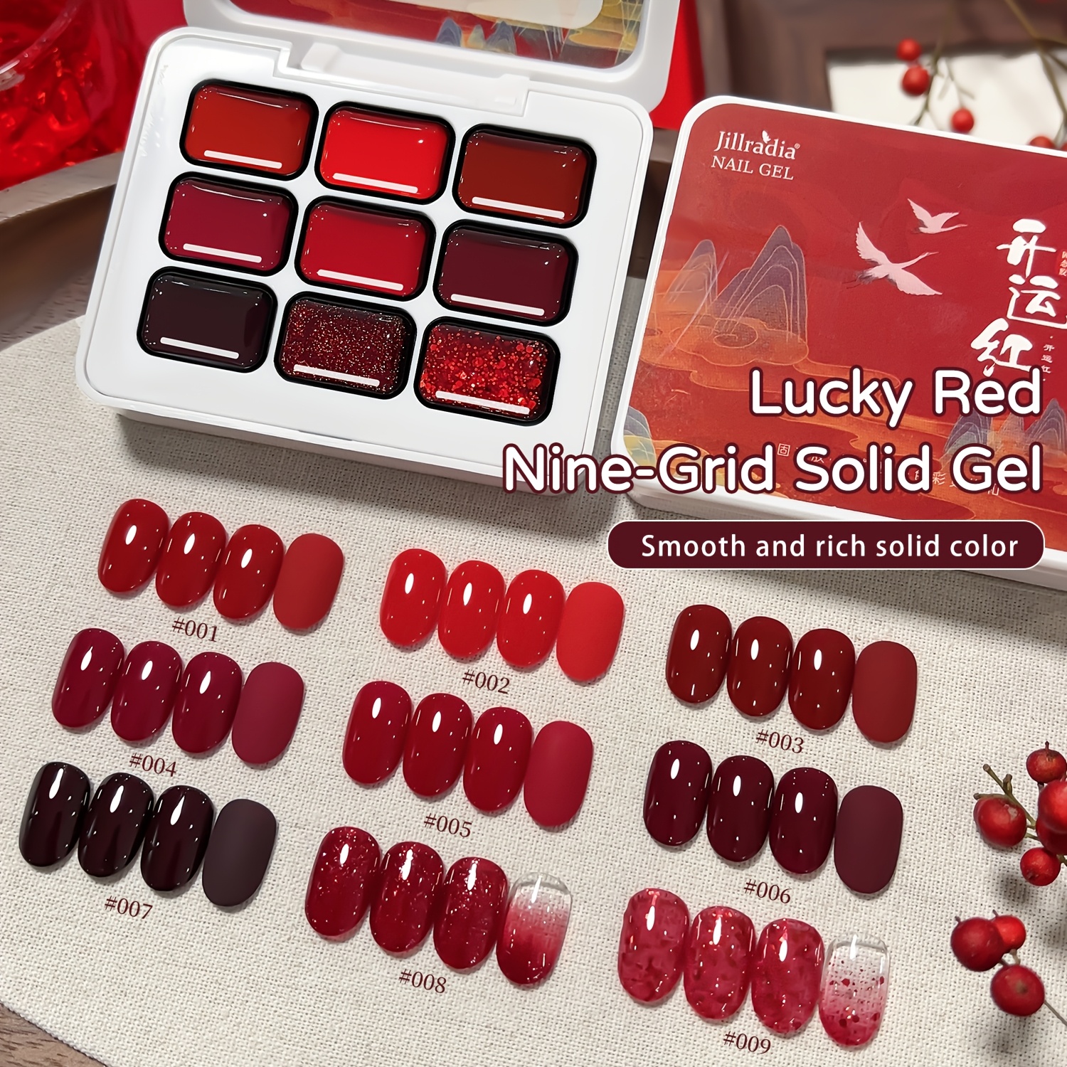 9 Colors Patting Smudge Canned High Popular Nail Polish Gel Women' Manicure Diy