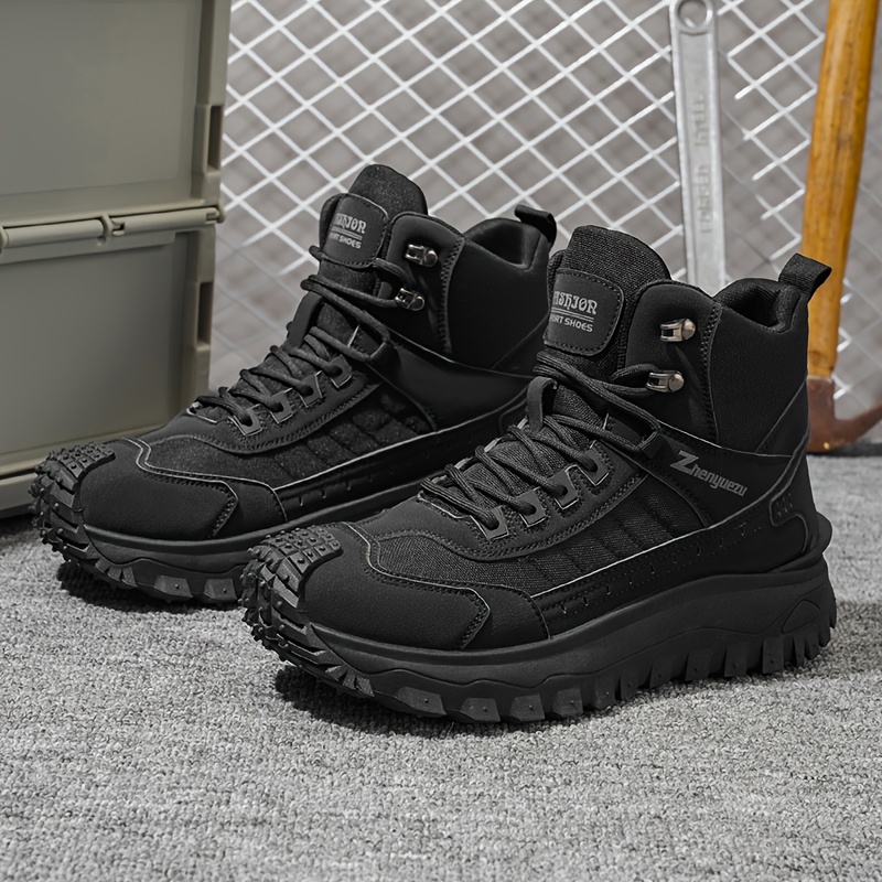 Nuevos Botas de Senderismo Deportivas de Caña Alta Oversize para Otoño, Cómodas Zapatillas Casuales Ligeras de Suela Gruesa, Adecuadas para Actividades al Aire Libre Durante Todo el Año, Caminar, Viajar, Escalada y Equipo de Camping - Imagen 3