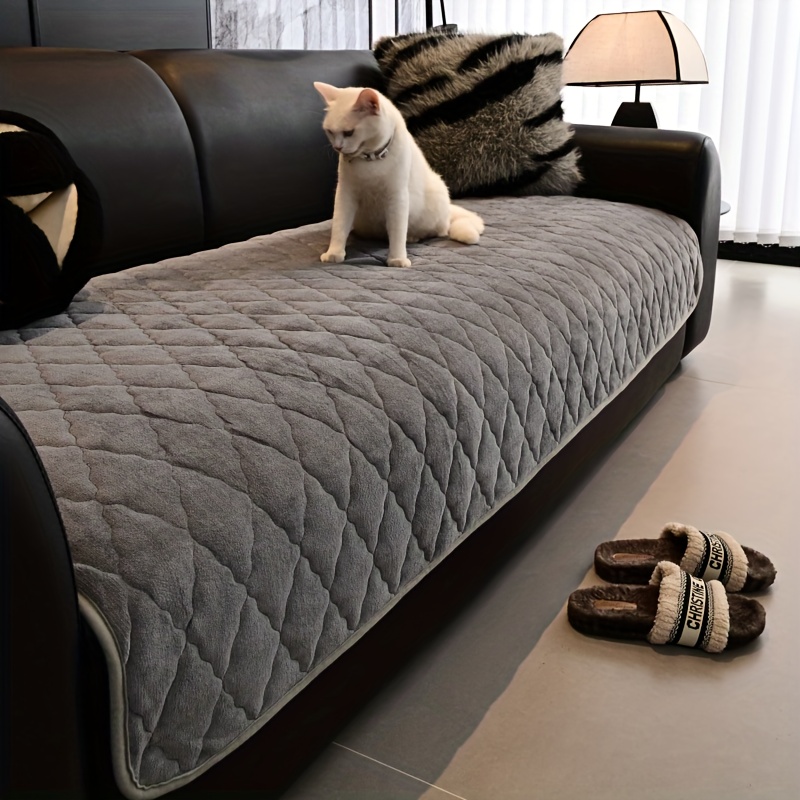 a multi colored soft breathable quilted milk velvet non slip sofa cushion european style sofa seat cushion suitable for two seater three seater and four seater sofa cushions   other combinations pet friendly   in     Product details 4