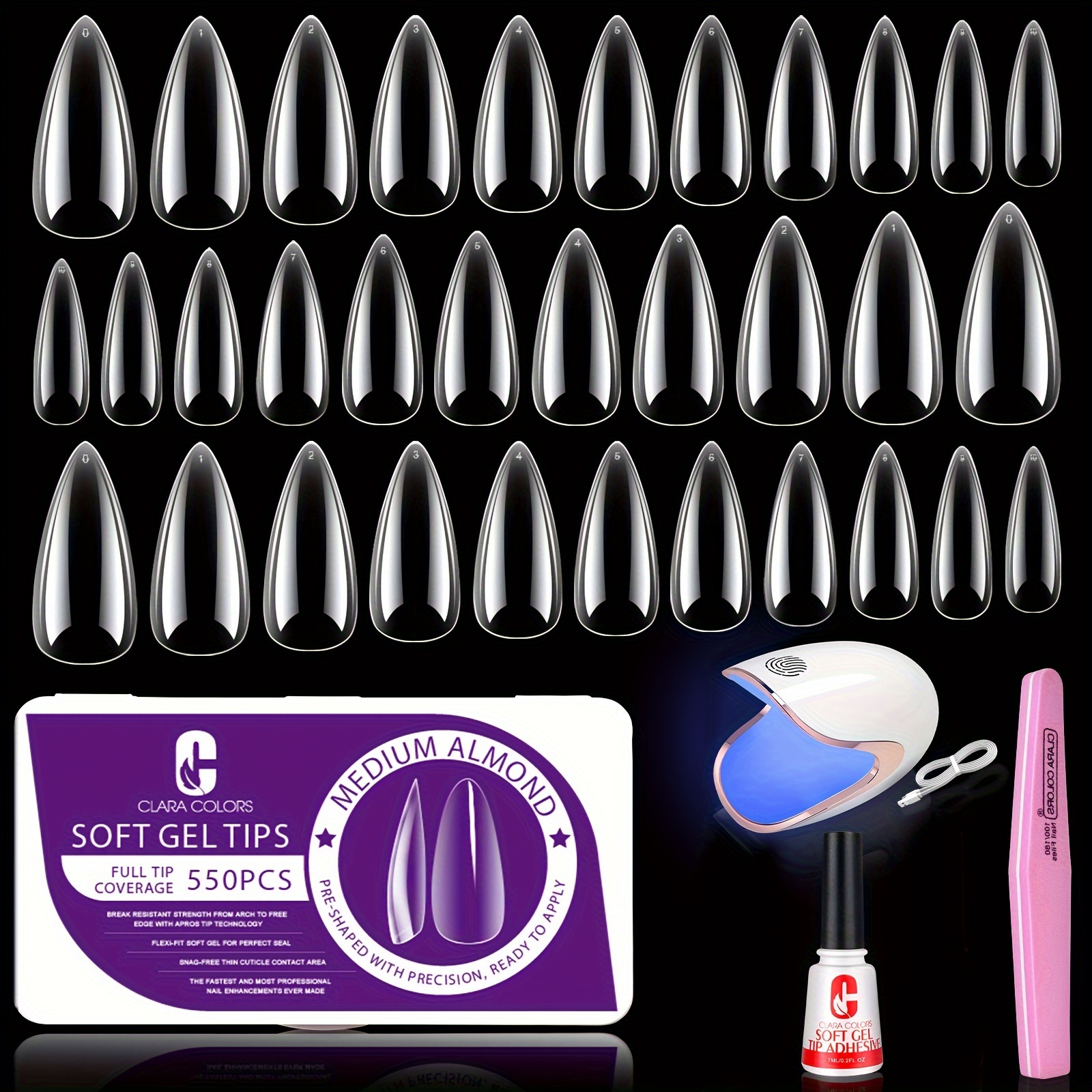 

And Gel Kit - Gel X Kit 550pcs Gel