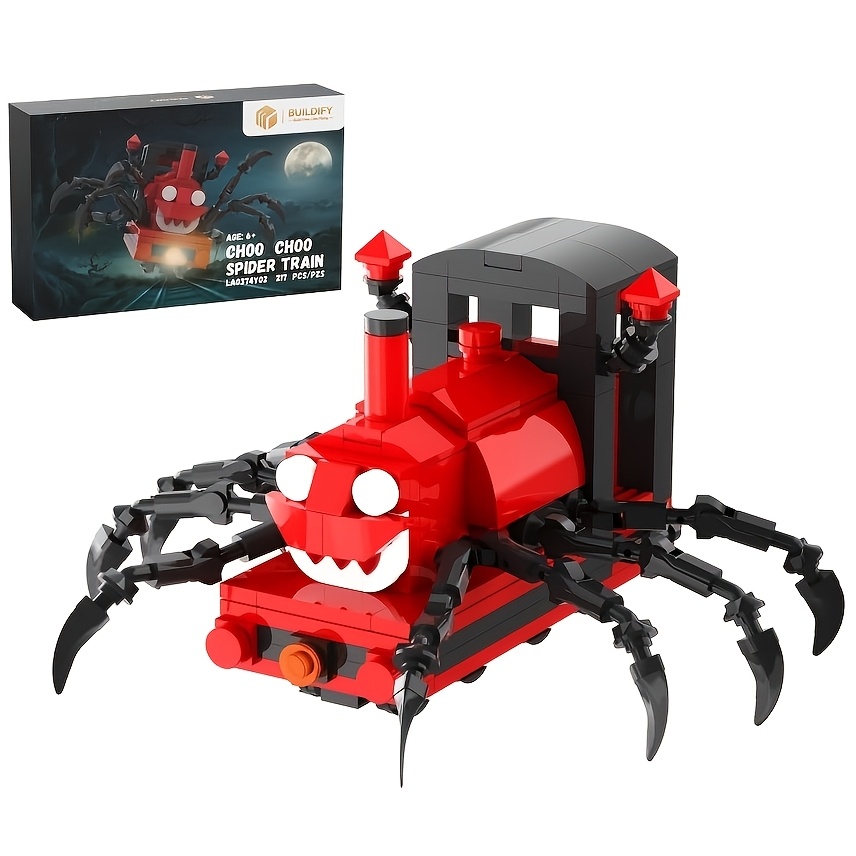 

Train Building Toys, Spider Train Building Blocks, Charles Monster Train Figure