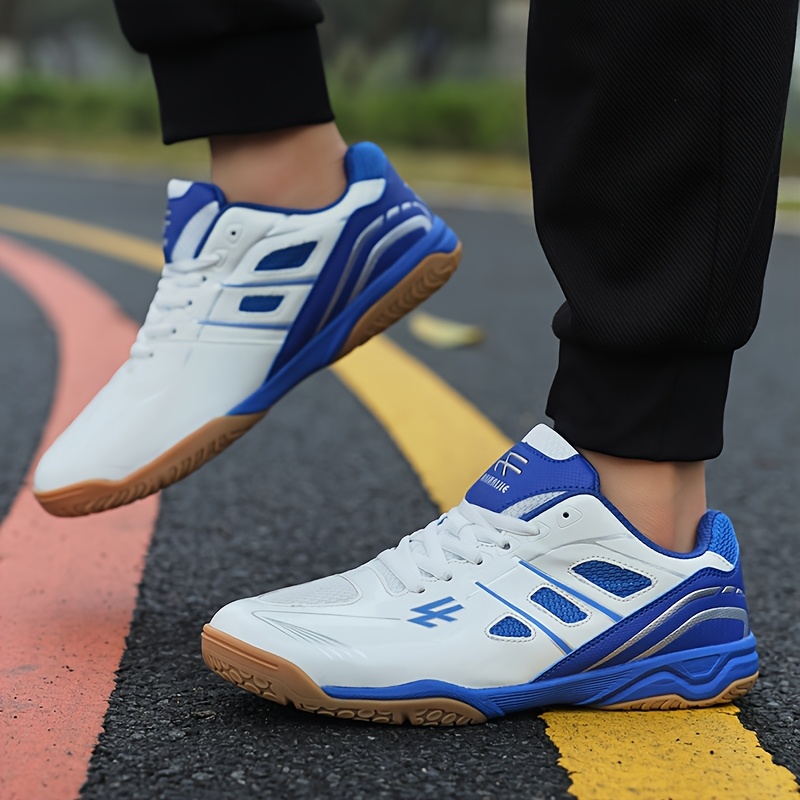 TEMU 2026 Spring New Shoes, Breathable, Comfortable, Wear-resistant, Non-slip Sneakers For Men's Badminton Competition Training, Featuring A Non-slip