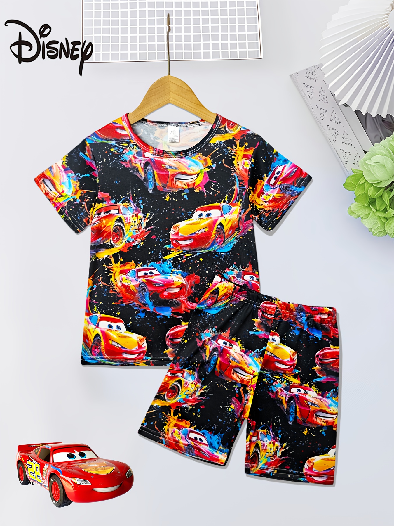Racing Boys' Sleepwear Set Official Characters, Soft Breathable  Fabric Fit, Machine Washable Pajamas For (boys) Perfect Birthday Or 