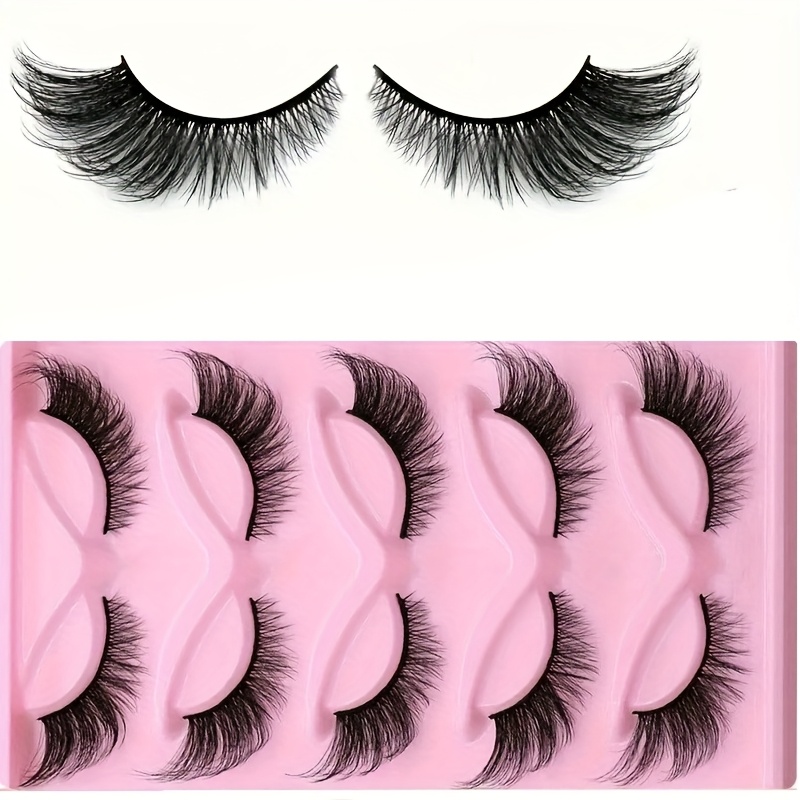 20 pairs long 3 cat eye false eyelashes festive gift thickened tips for dramatic lengthening effect reusable strip lashes for a for black friday christmas thanksgiving mothers day parties events details 8