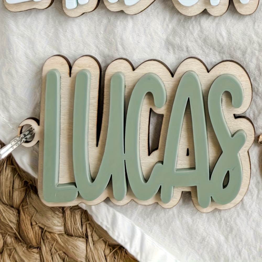 1 Backpack Name Tag, Stylish Backpack Keychain, Portable Backpack Label, Diaper Bag Tag, Women's Luggage Tag, Personalized Custom Name Keychain, Spring/summer