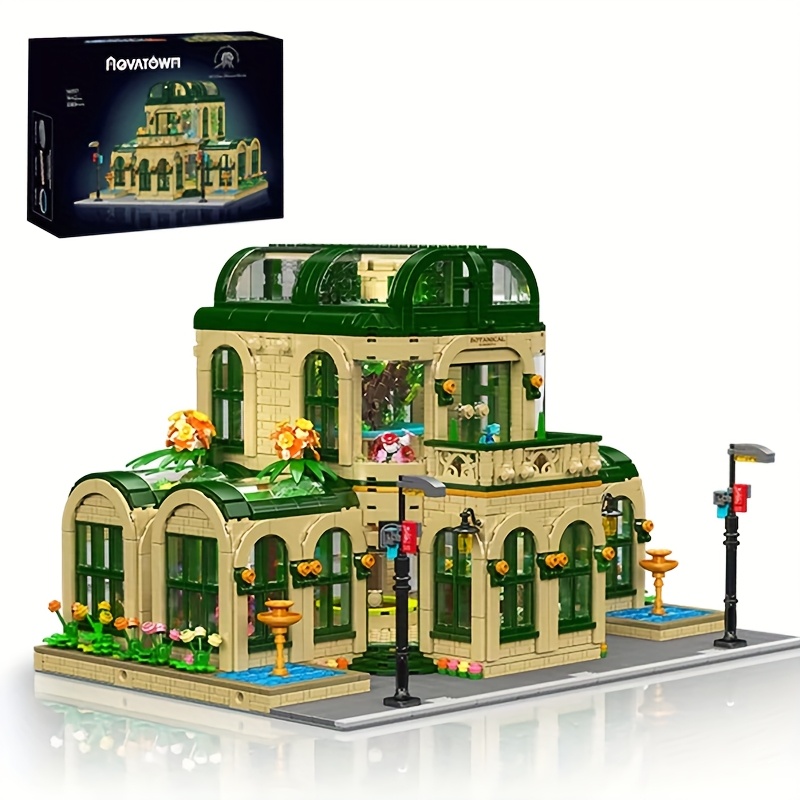 with   3383 pcs bricks modular buildings set assembly block model for christmas halloween birthday gift mk16057 dome   building block toys for diy block