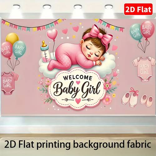 item picture a design featuring a suitable for baby showers versatile background banners for festive parties yards homes entrances and garden celebrations garage flags