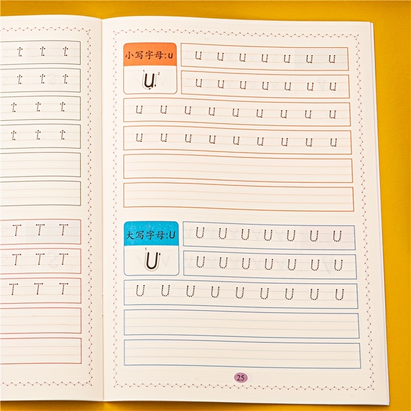 A-Z English Alphabet Pen Control Practice Book, Beginner