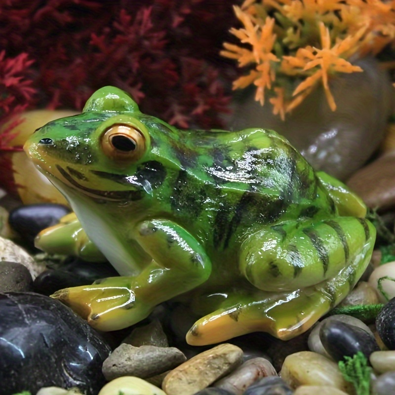 

Charming Resin Frog Statue - Versatile Indoor/outdoor Decor For Garden, Window Sill & Desktop Display - Perfect For Halloween, Christmas, Thanksgiving, Father's Day & Independence Day