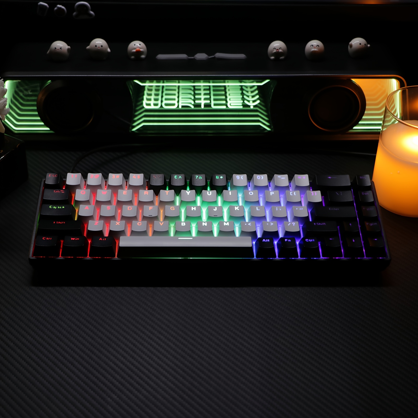 mechanical keyboard 60 percent sold on Temu United States