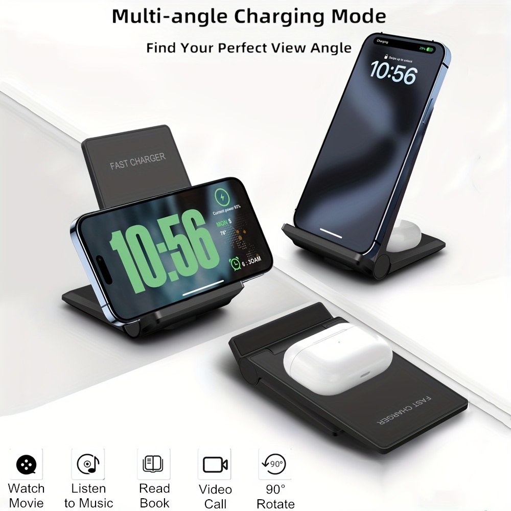 a in wireless charging station foldable designed Temu