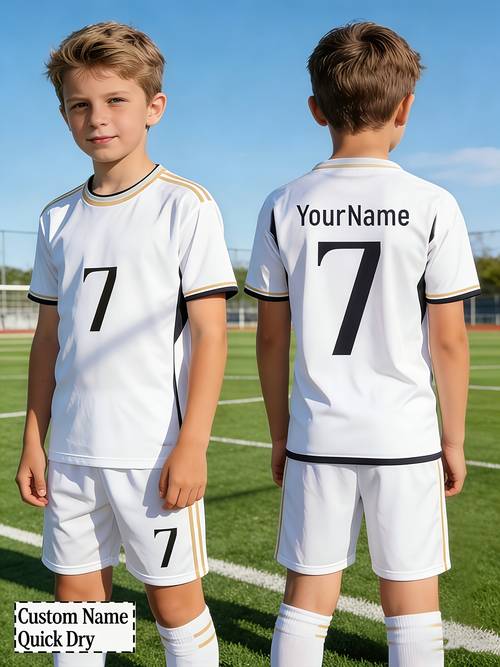 custom item new casual athletic outfit 2pcs set personalized name design customization breathable mesh elastic fabric quick dry and moisture wicking training and team competition outdoor activities