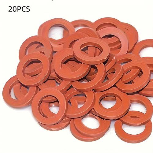 20 50pcs of garden hose washers made of durable red rubber suitable for all standard 3 4 garden hose fittings perfect gifts for christmas and halloween