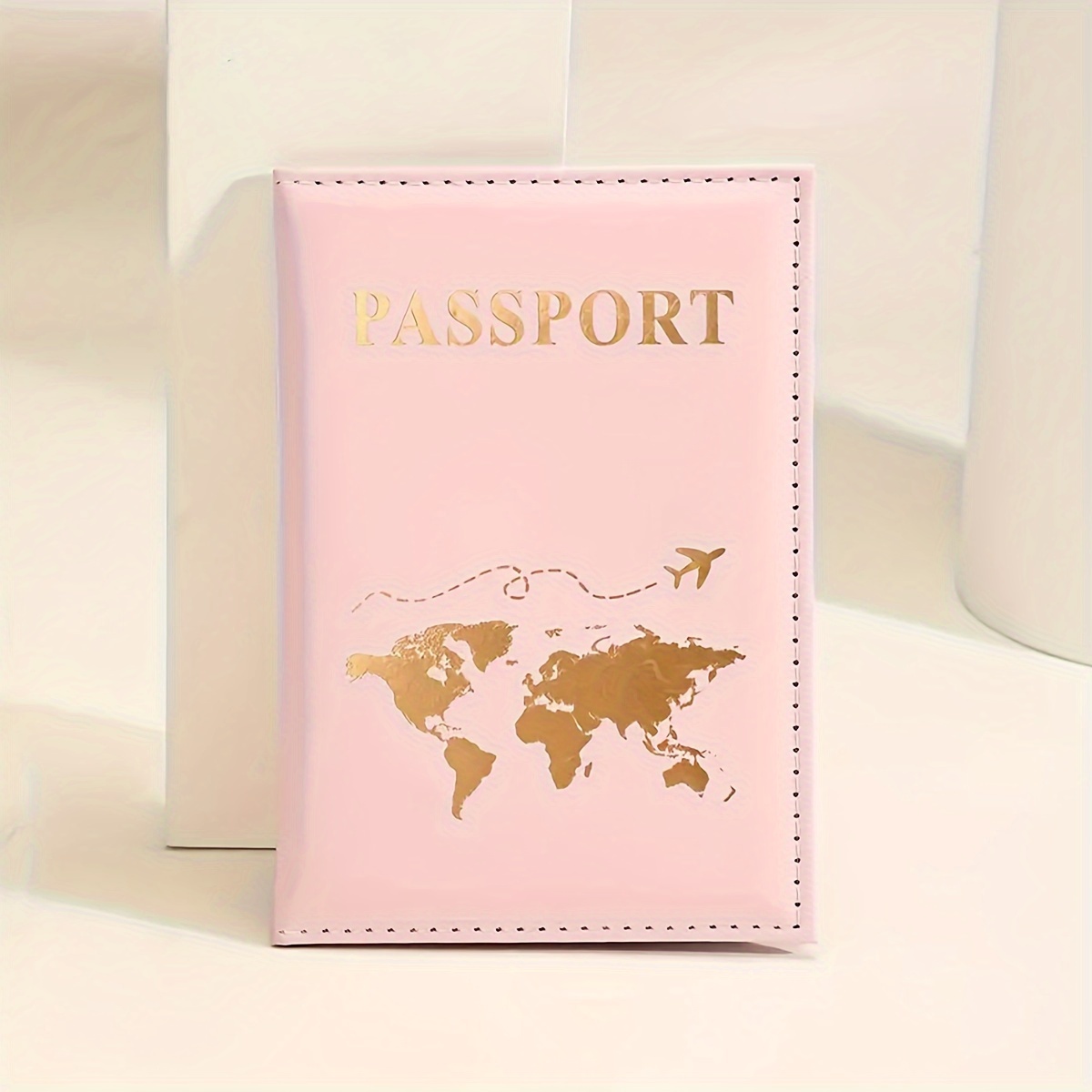 1pc/2pcs/4pcs Couple Passport Bag Travel Passport Protective Case Solid Color Minimalist ID Protective Case Travel Wallet Multi-Functional Passport Holde